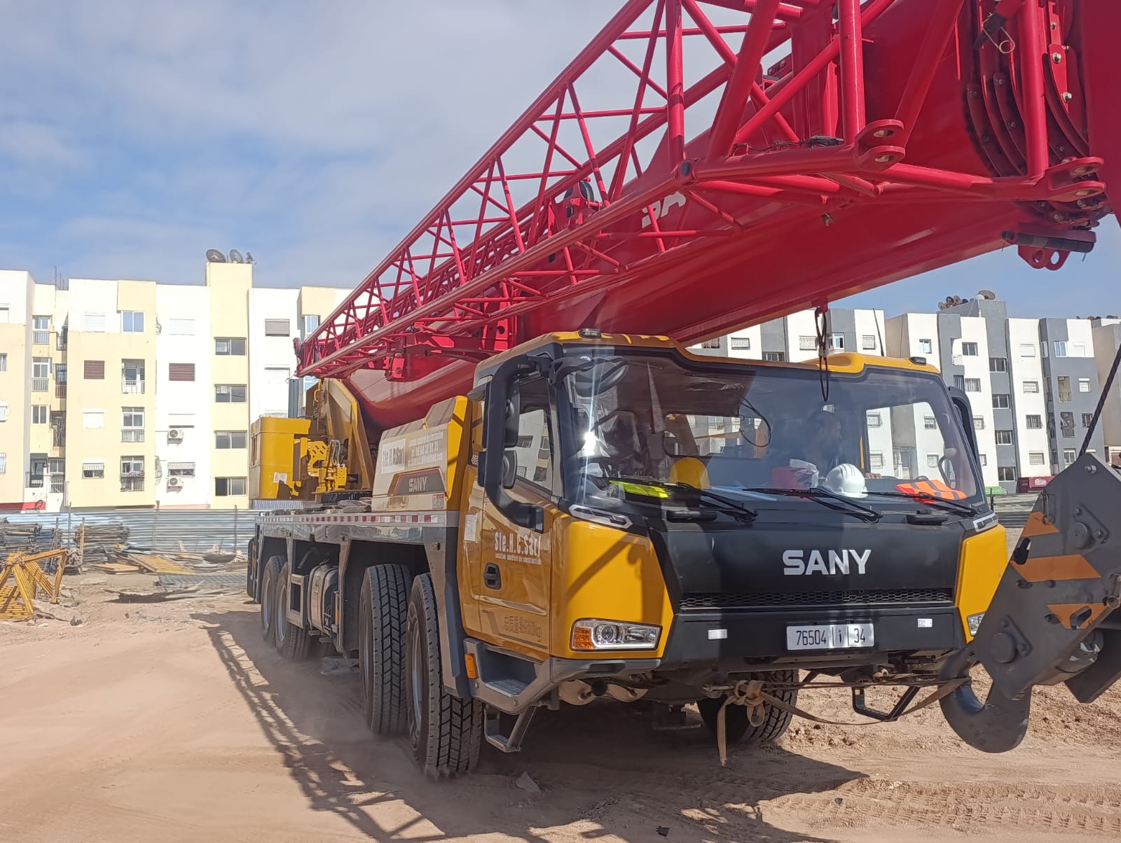 Location grue mobile Ste.H.C.Sarl au Maroc