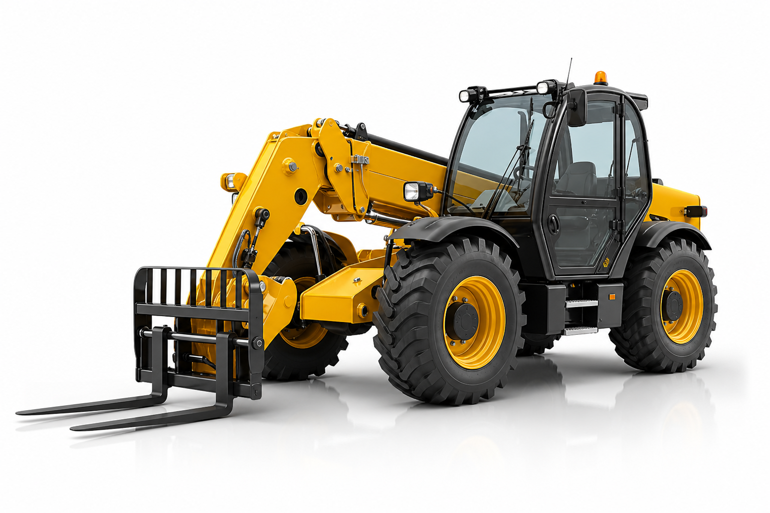Visuel généré télescopique type Manitou pour matériel chantier au Maroc